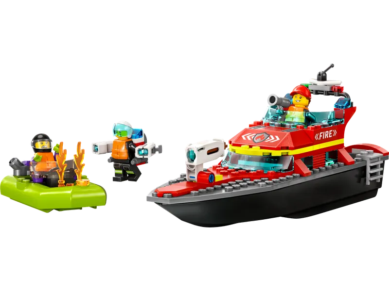LEGO City Fire Rescue Boat 60373