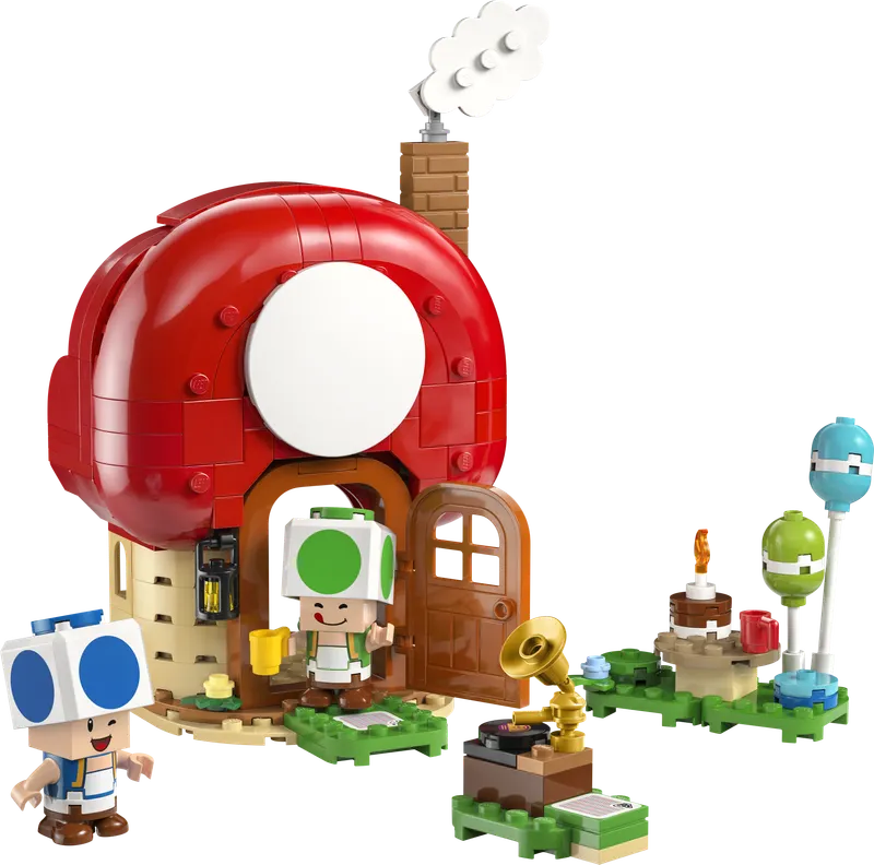 LEGO Super Mario™ Fest i Toads hus 72041