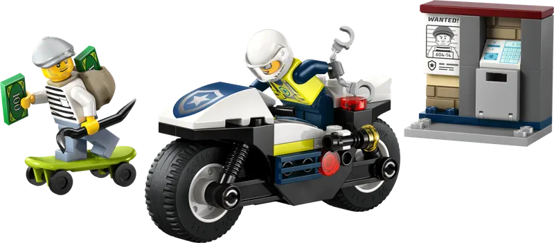 LEGO City Police Motorcycle Chase 60455