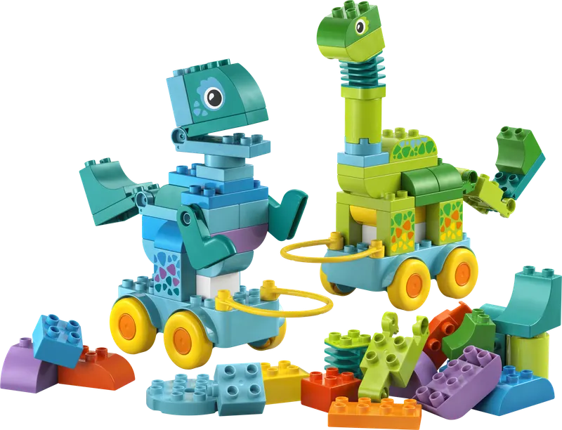 LEGO DUPLO® 3-i-1-dinosaurer på hjul 10451