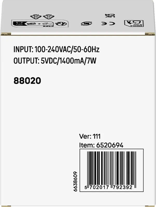 LEGO Andet USB-strømadapter 88020