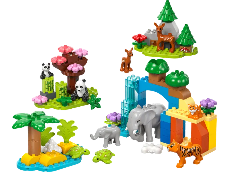 LEGO DUPLO® 3-i-1 vilde dyrefamilier 10446