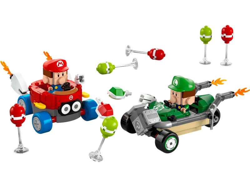 LEGO Super Mario™ Mario Kart - Baby Mario mod Baby Luigi 72034