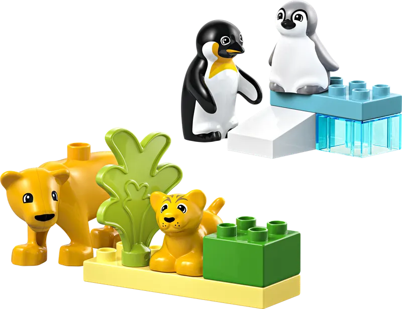 LEGO DUPLO® Vilde dyrefamilier: pingviner og løver 10442
