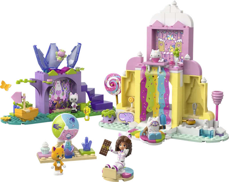 LEGO Gabby's Dollhouse Gane-guf-bjerget og Kattehaven 11205