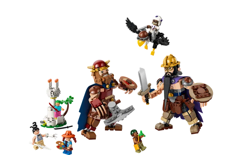 LEGO One Piece Dorry mod Brogy - giganterne i Little Garden 75644