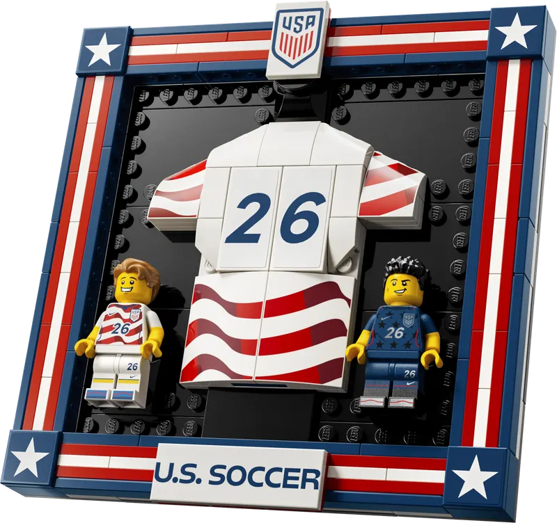 LEGO Editions USA's fodboldlandsholdstrøje 2026 43033
