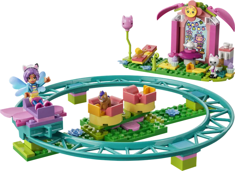 LEGO Gabby's Dollhouse Fe-rutsjebane og teselskab 11214