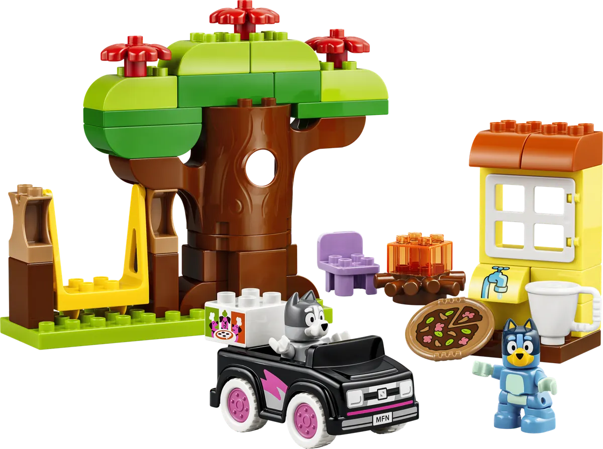 LEGO Bluey Pizza-piger med Muffin og Bluey 10469