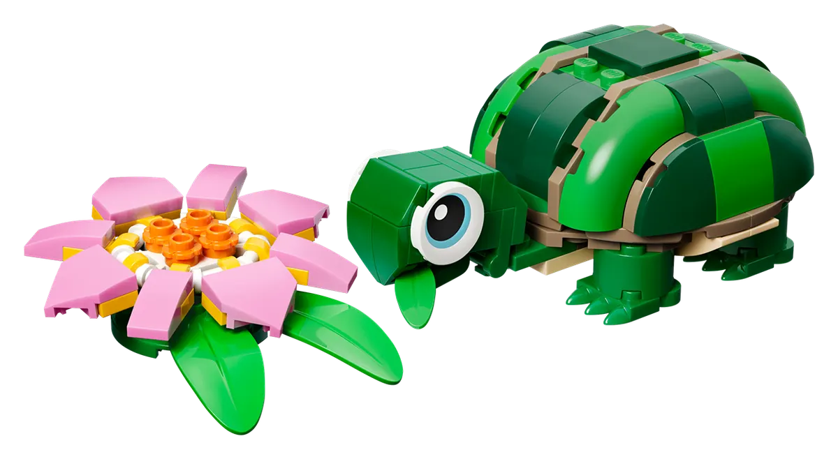 LEGO Creator 3-in-1 Skildpadde med åkandeblomst 31377