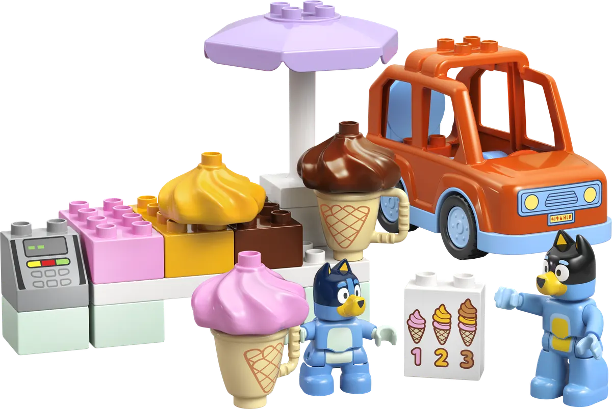 LEGO Bluey Is-udflugt med Bluey 10458