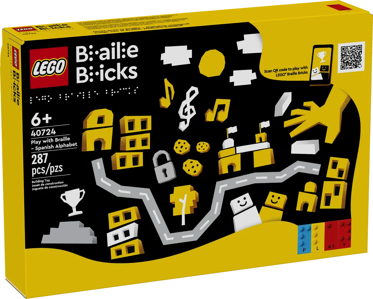 LEGO Braille Bricks Leg med braille - spansk alfabet 40724