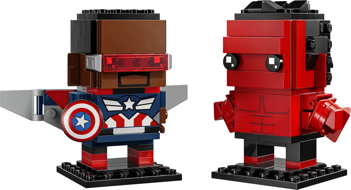 LEGO BrickHeadz Captain America og Red Hulk-figurer 40668
