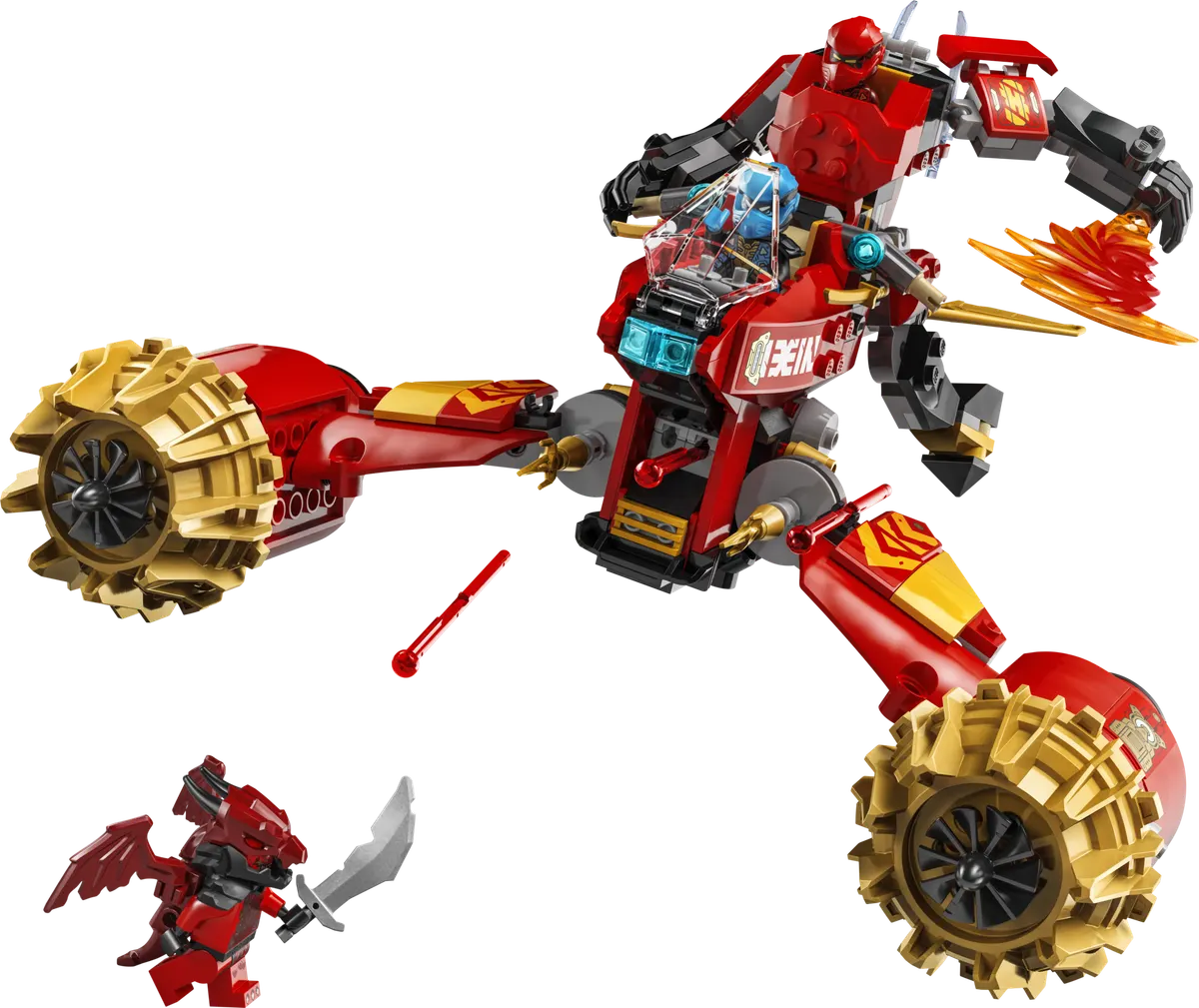 LEGO NINJAGO® Kais Storm Rider-mech 71830