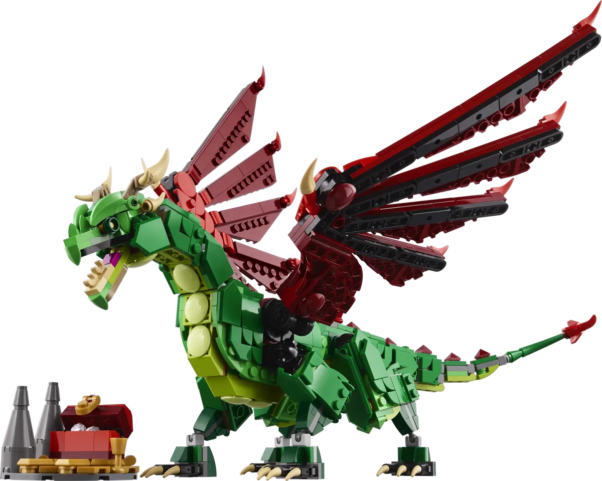 LEGO Creator 3-in-1 Middelalder-drage 31161