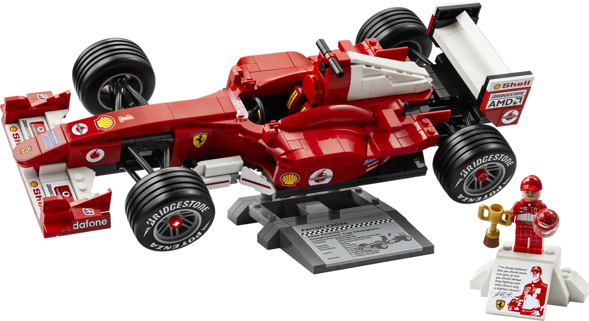 LEGO Icons Ferrari F2004 og Michael Schumacher 11375