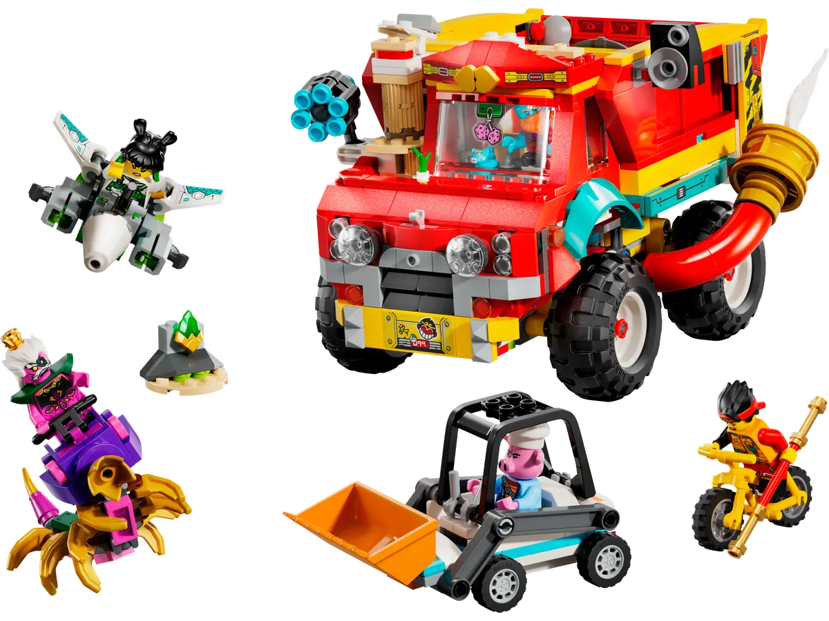 LEGO Monkie Kid™ Monkie Kid-teamets powertruck 80055