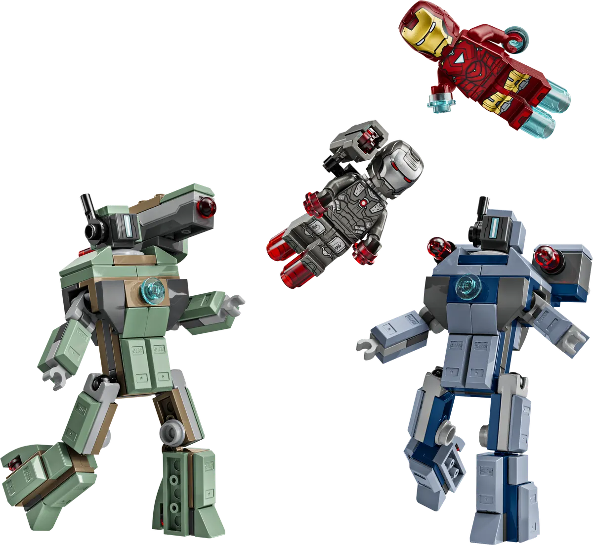 LEGO Marvel Iron Man og War Machine mod Hammer-droner 76320