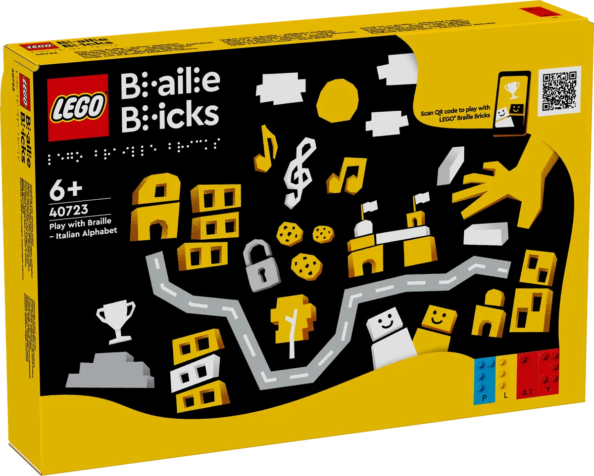 LEGO Andet Leg med braille - italiensk alfabet 40723