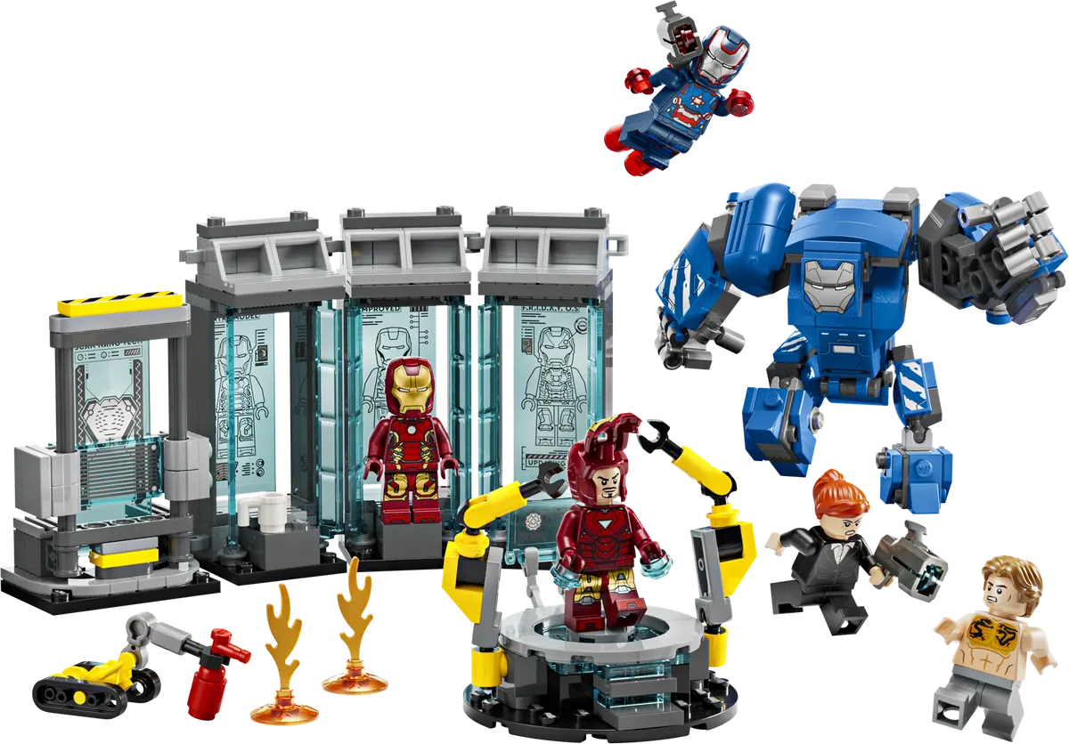 LEGO Marvel Iron Mans laboratorium: Dragtgalleriet 76315