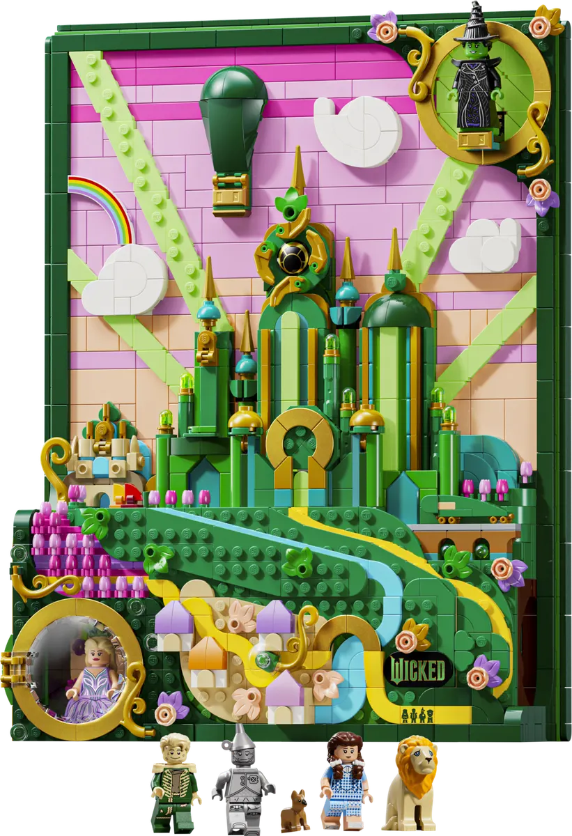 LEGO Wicked Emerald City-vægkunst 75685