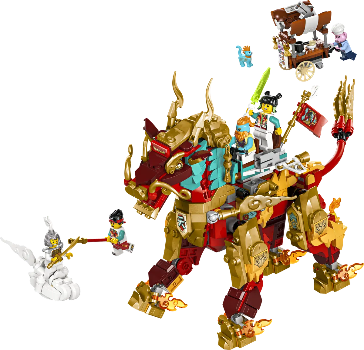 LEGO Monkie Kid™ Det mytiske væsen Qilin 80066