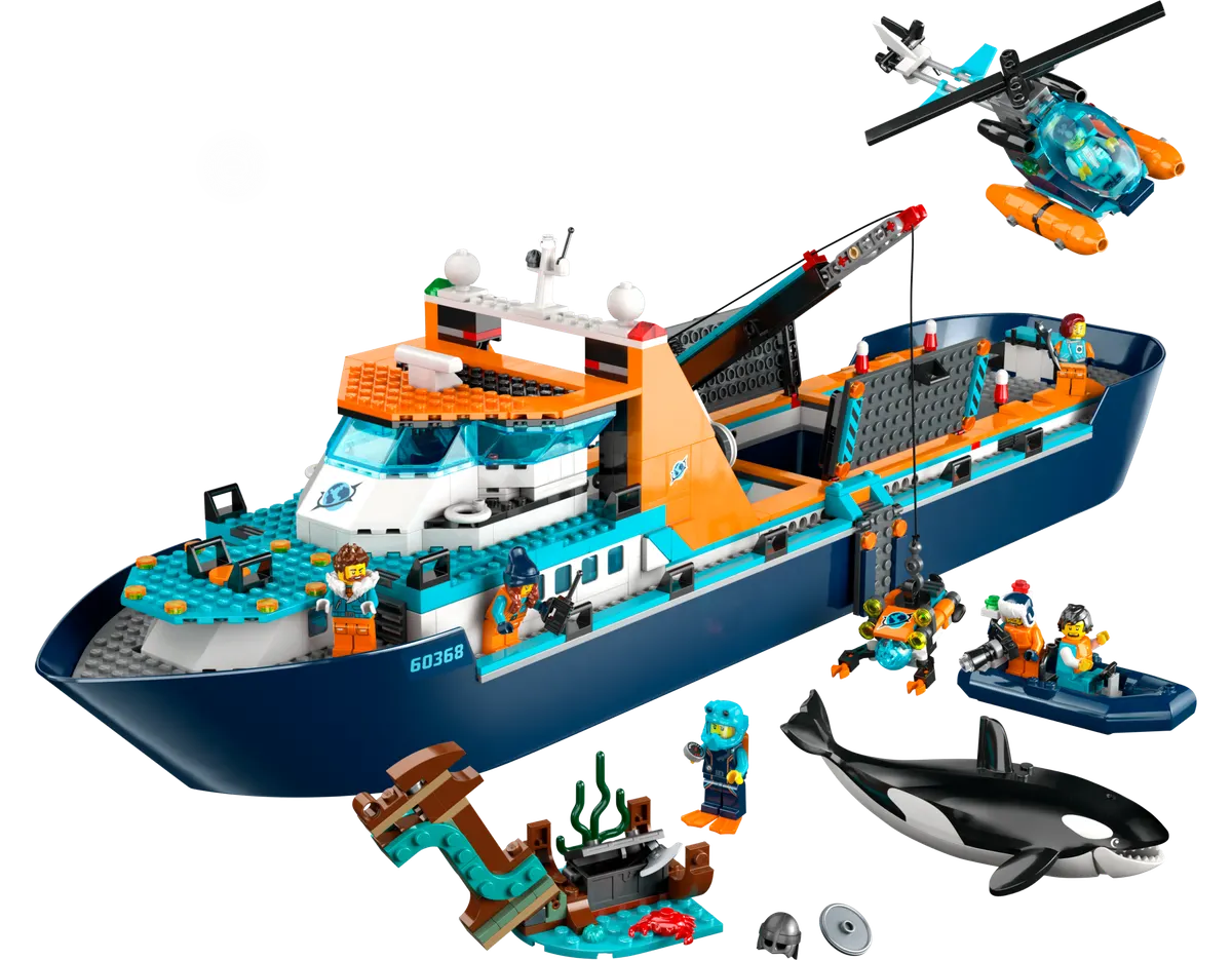LEGO City Polarudforskningsskib 60368