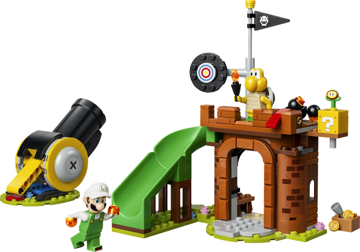 Fire Luigi vs. Koopa Troopa Battle