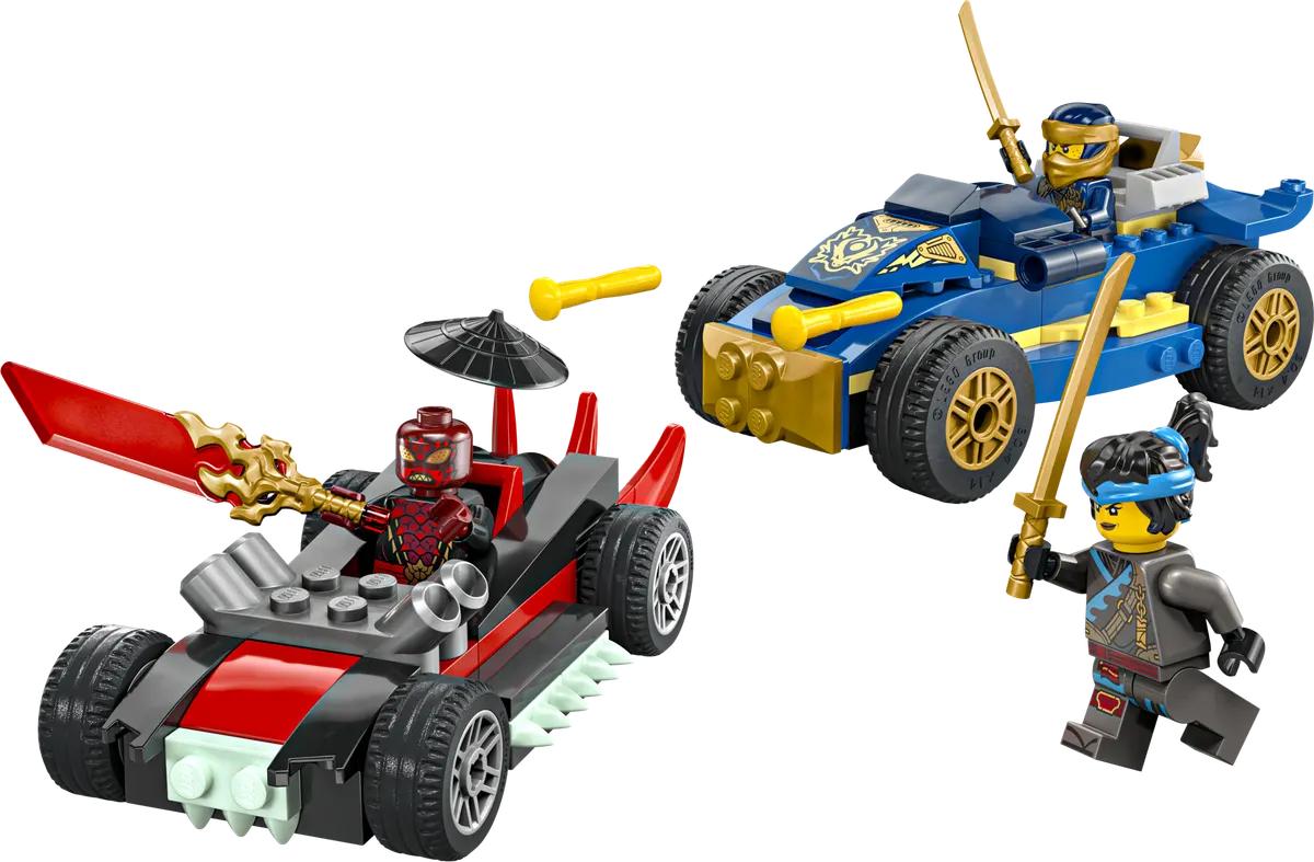 LEGO NINJAGO® Rogue og Drix i racerbilsduel 71840