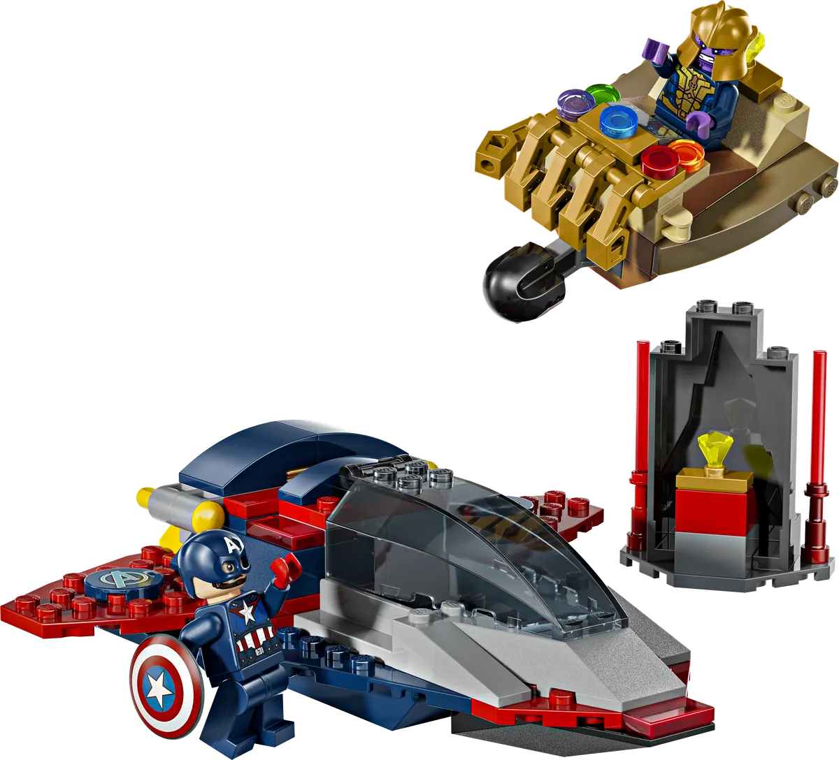 LEGO Marvel Captain America mod Thanos 76319