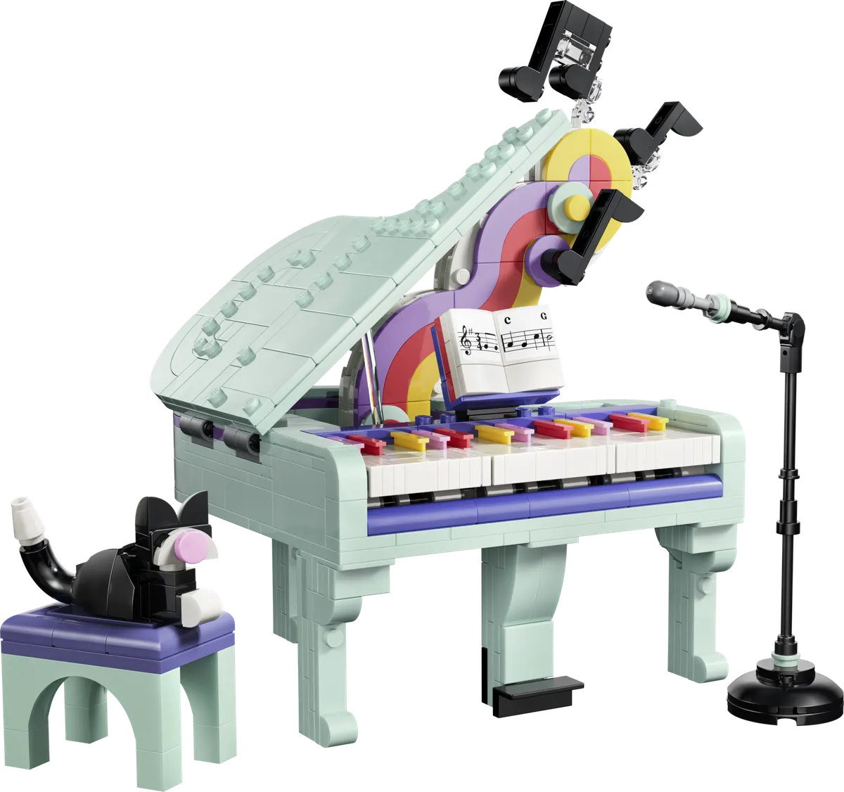 LEGO Creator 3-in-1 Musikpynt: Klaver med kat 31392