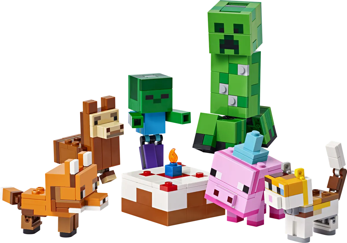 LEGO Minecraft® Geburtstagsfeier des Babyschweins 21281