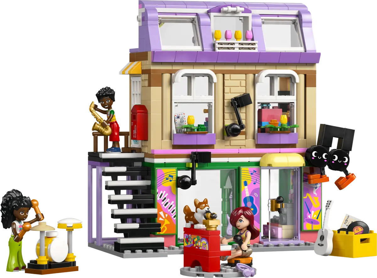 LEGO Friends Musikbutik og lejlighed 42653