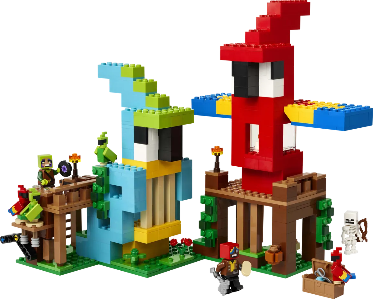 LEGO Minecraft® Papegøjehusene 21282