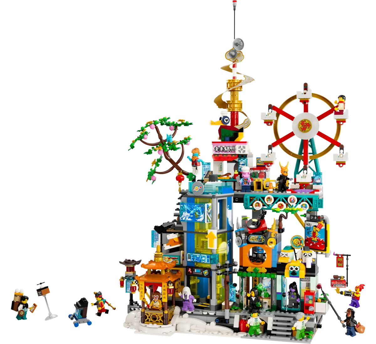 LEGO Monkie Kid™ Megapolis Citys 5-års jubilæum 80054