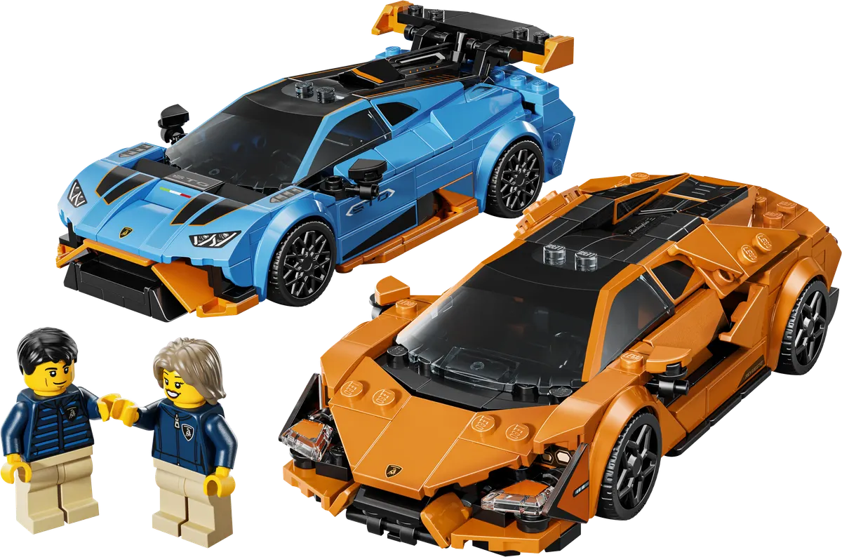 LEGO Speed Champions Lamborghini Revuelto og Huracán STO 77238