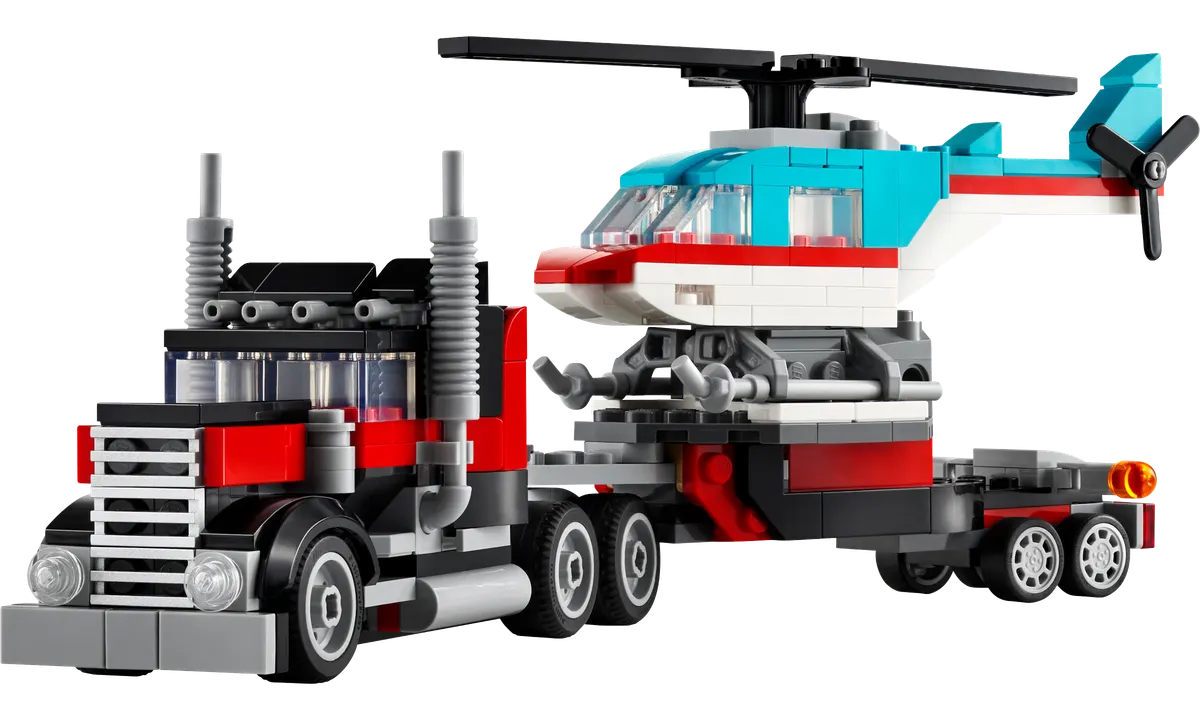 LEGO Creator 3-in-1 Blokvogn med helikopter 31146
