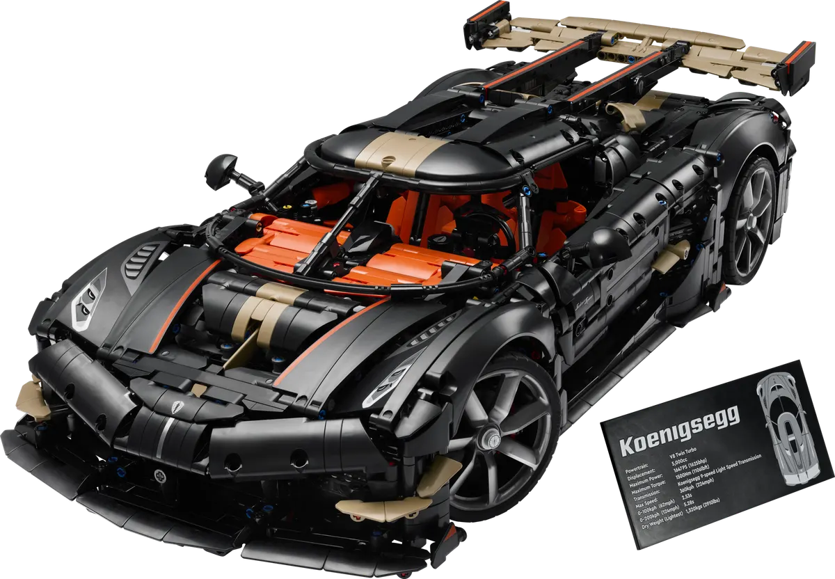 LEGO Technic Koenigsegg Sadair's Spear-megabil 42232