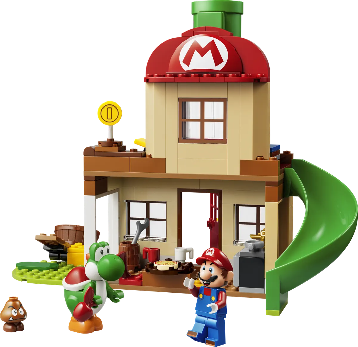 LEGO Super Mario™ Yoshi på besøg hos Mario 72057