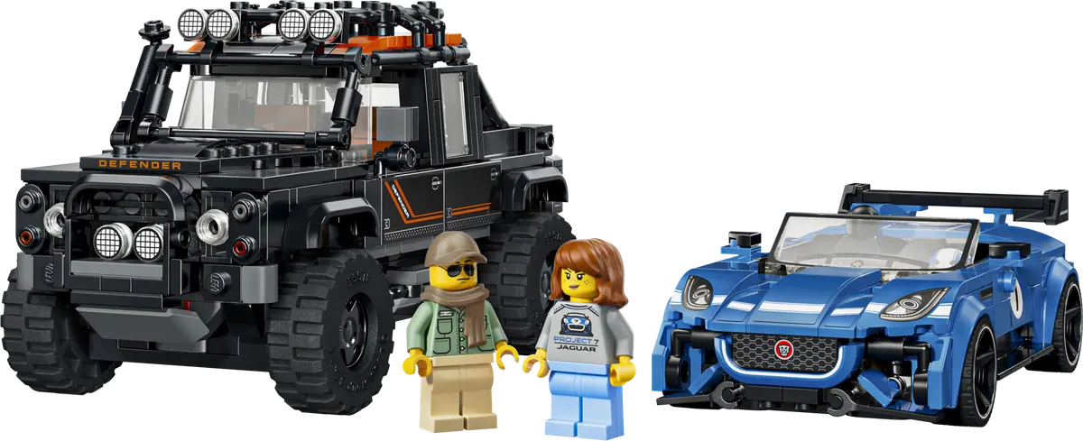 LEGO Speed Champions Jaguar Project 7 og Land Rover Defender 77264