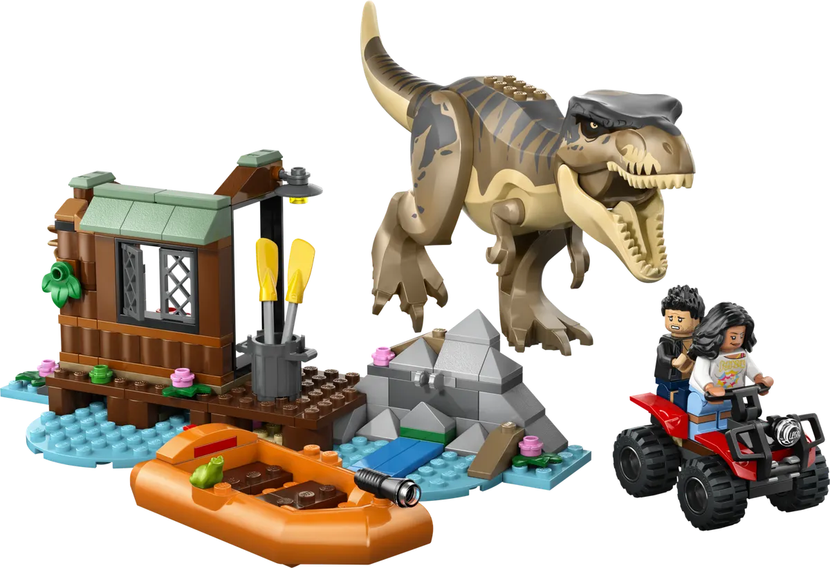 LEGO Jurassic World™ Bådflugt fra T. rex 76975