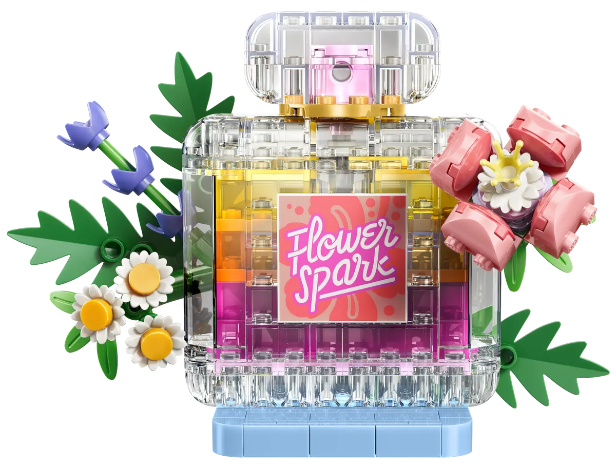 LEGO Creator 3-in-1 Blomsterpynt: Parfumeflaske 31383
