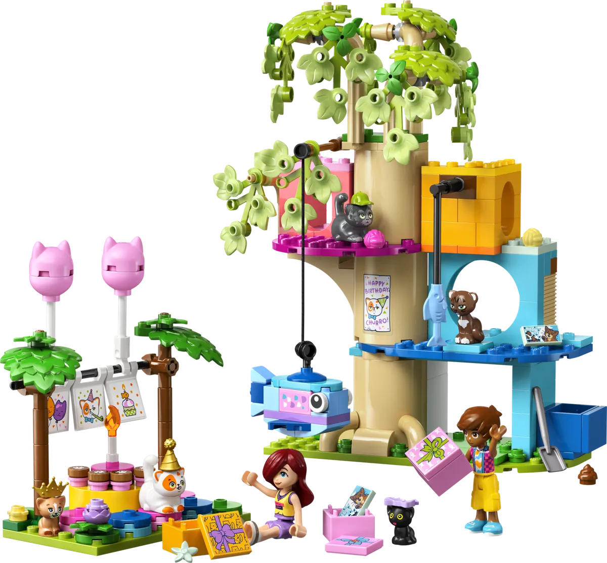 LEGO Friends Katte-fødselsdagsfest og trætophus 42666