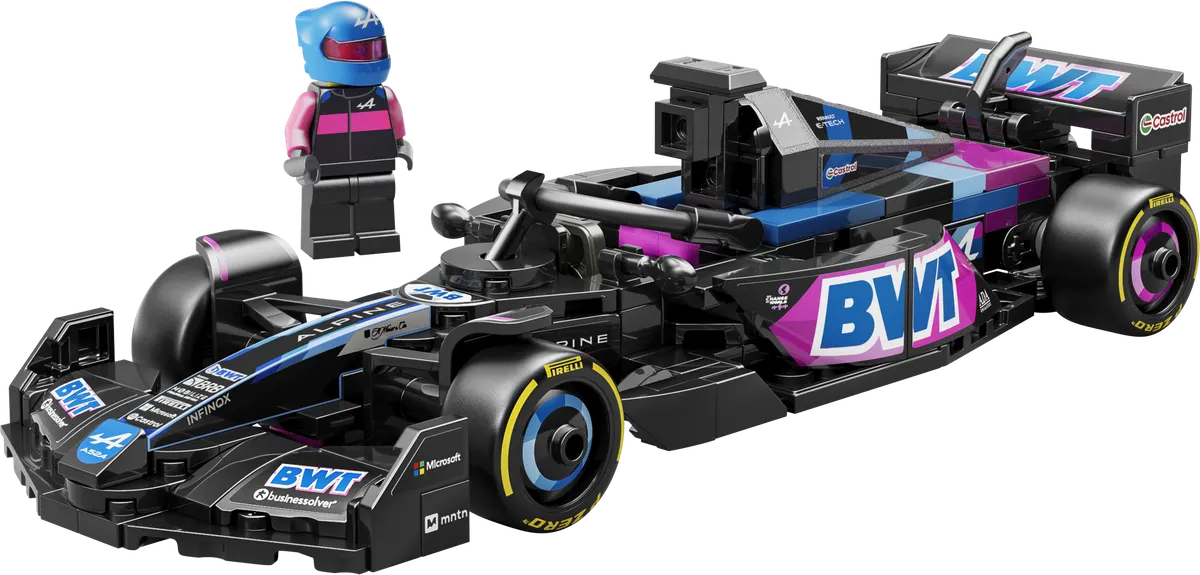 LEGO Speed Champions BWT Alpine F1 Team A524-racerbil 77248