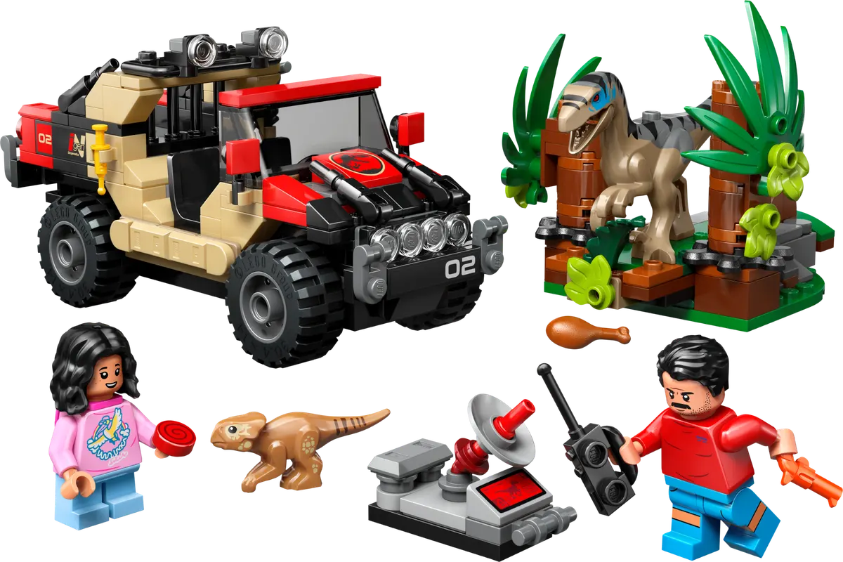 LEGO Jurassic World™ Offroad-flugt fra raptor 76972
