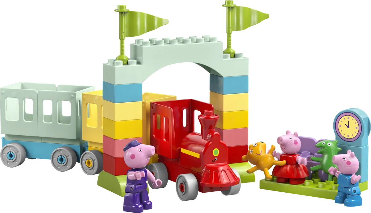 LEGO DUPLO® Peppa Pig Togtur med Bedstefar Gris 10466