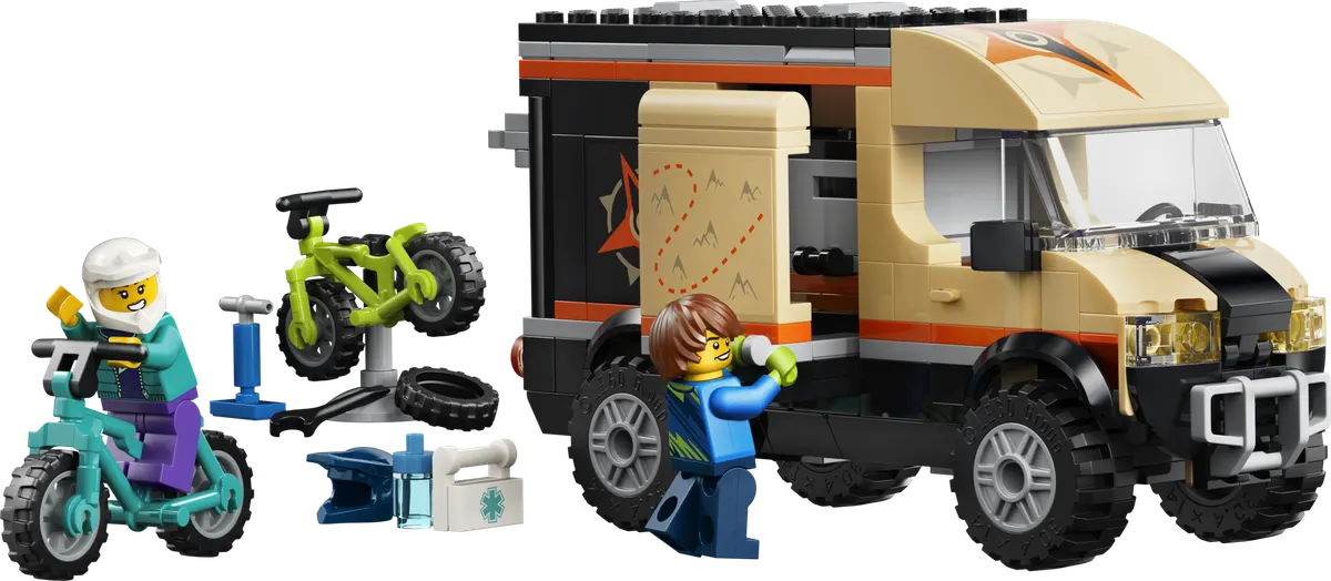 LEGO City Vogn til mountainbike-eventyr 60512