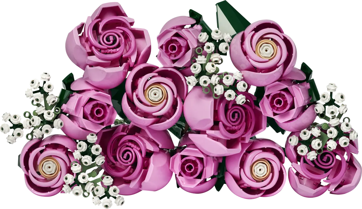 LEGO Botanicals Buket af pink roser 10374