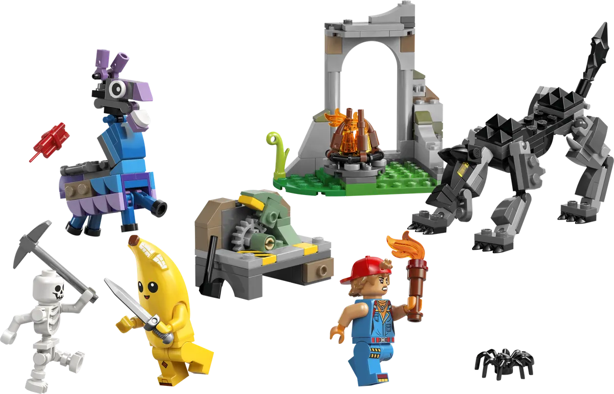 LEGO Fortnite Peely og Sparkplugs lejr 77075