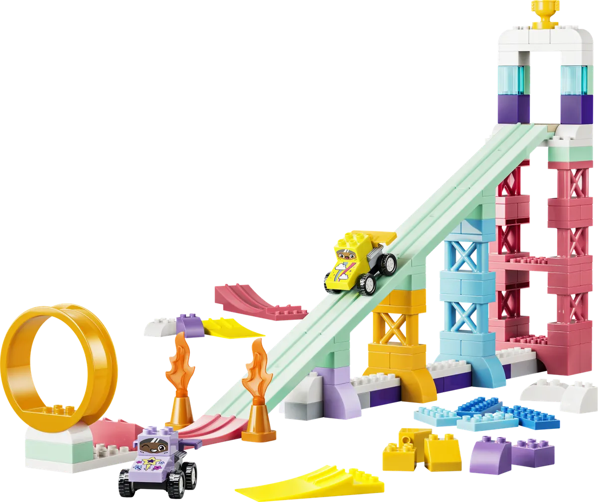 LEGO DUPLO® 3-i-1 kreative ramper med køretøjer 10478